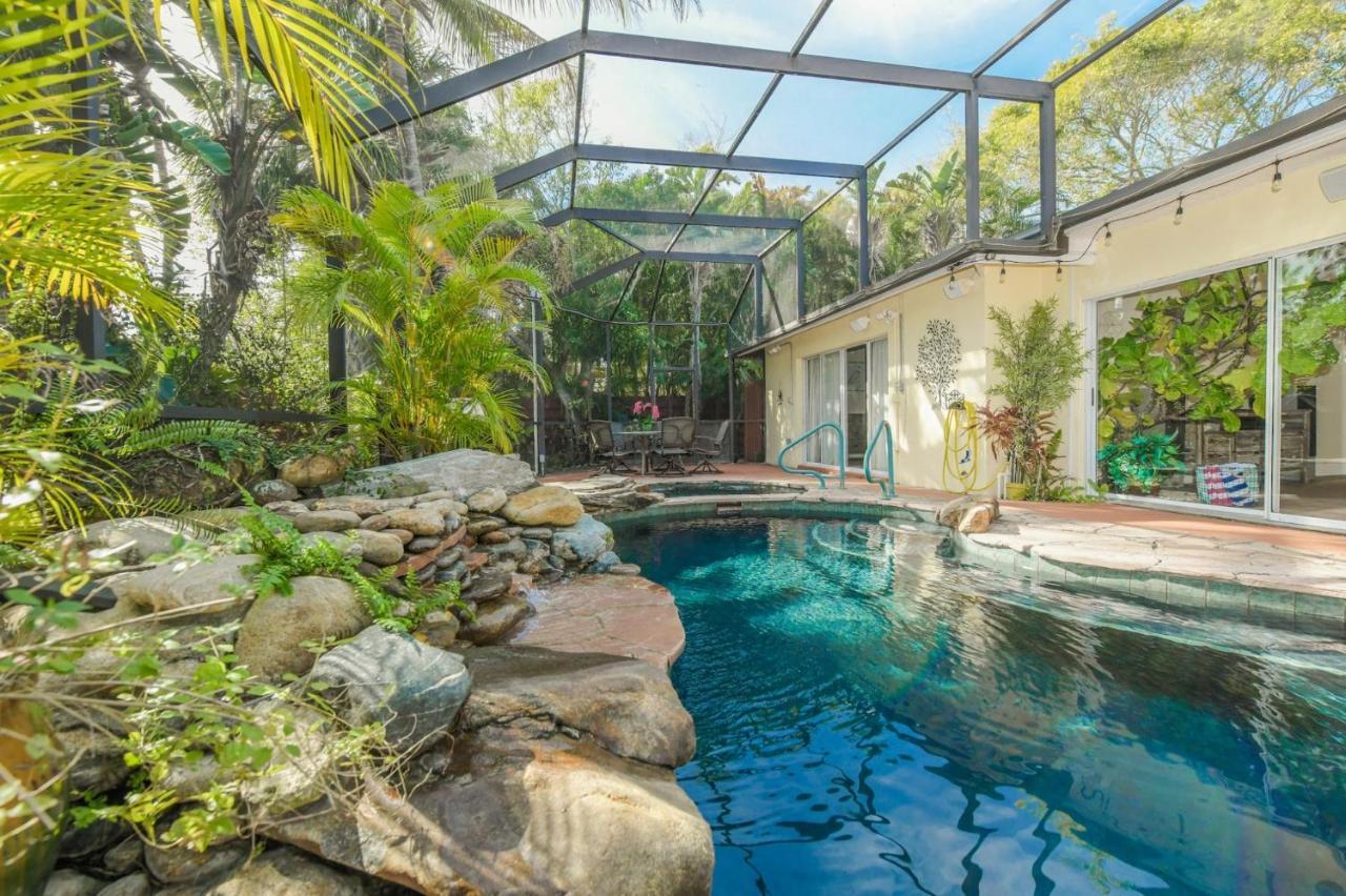 Island Time - Home Wenclosed Lagoon Style Pool Spa Walk To Beach Bikes Holmes Beach Exterior foto